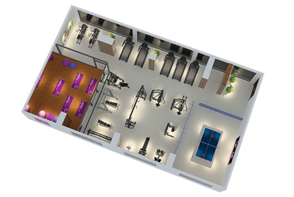 120平方健身房配置方案-广西KY.COM-开云(中国)体育健身器材有限公司