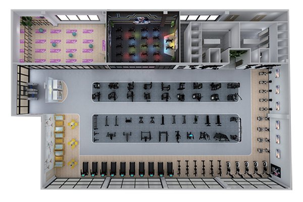 500平方健身房配置方案-广西KY.COM-开云(中国)体育健身器材有限公司