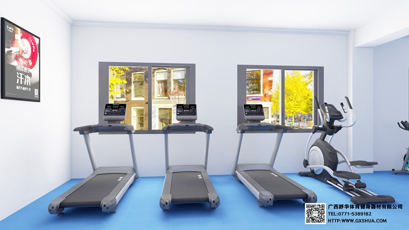 企事业单位健身房-有氧器材区